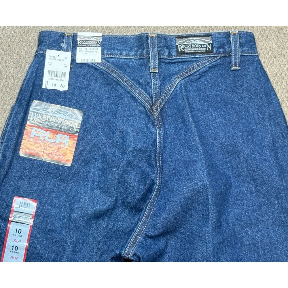 Rocky Mountain Vtg Women's‎ Relaxed Long Rise Denim Jeans Size 10 X-Long